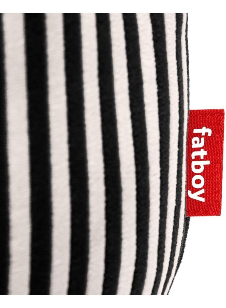 Fatboy فوت بوينت تيري صغير، مناسب للاستخدام الداخلي، يمكن استخدامه كطاولة جانبية أو كأوتومان فاخر (35 × 50 سم) (أسود كريمي) - Image 3